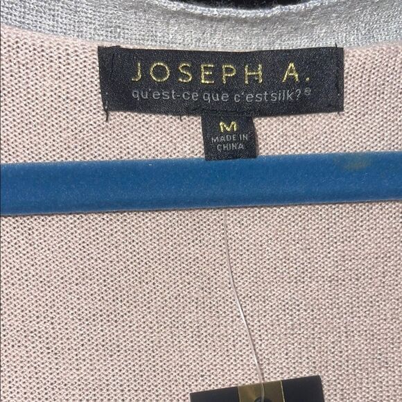 NWT Joseph Cream V-Neck Sweater Lightweight Knit sprinkle glitter M - Picture 6 of 9